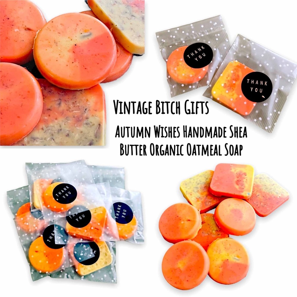VBG Autumn Wishes Organic Shea Butter Oatmeal Handmade Soap PRICE FIRM - Picture 2 of 16
